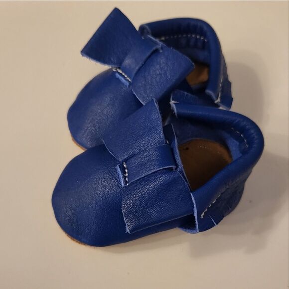J. Bae Boutique Other - New! J. Bae Leather Baby Moccasins with Bow Handcrafted